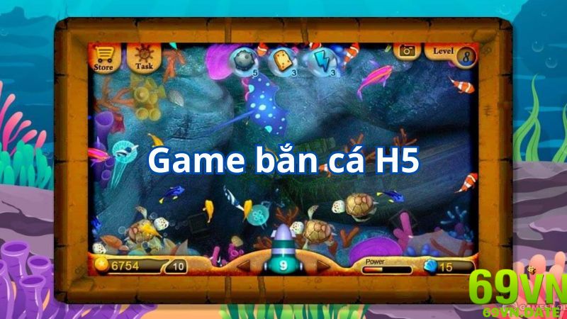 Thỏa sức vui chơi ở các cấp độ của game bắn cá H5 tại 69VN.